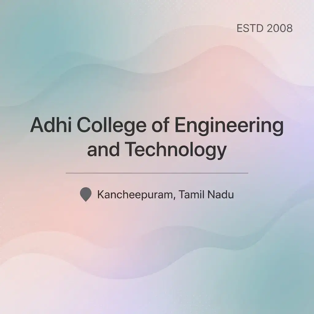 Adhi College of Engineering and Technology engineering college in Tamil Nadu information card