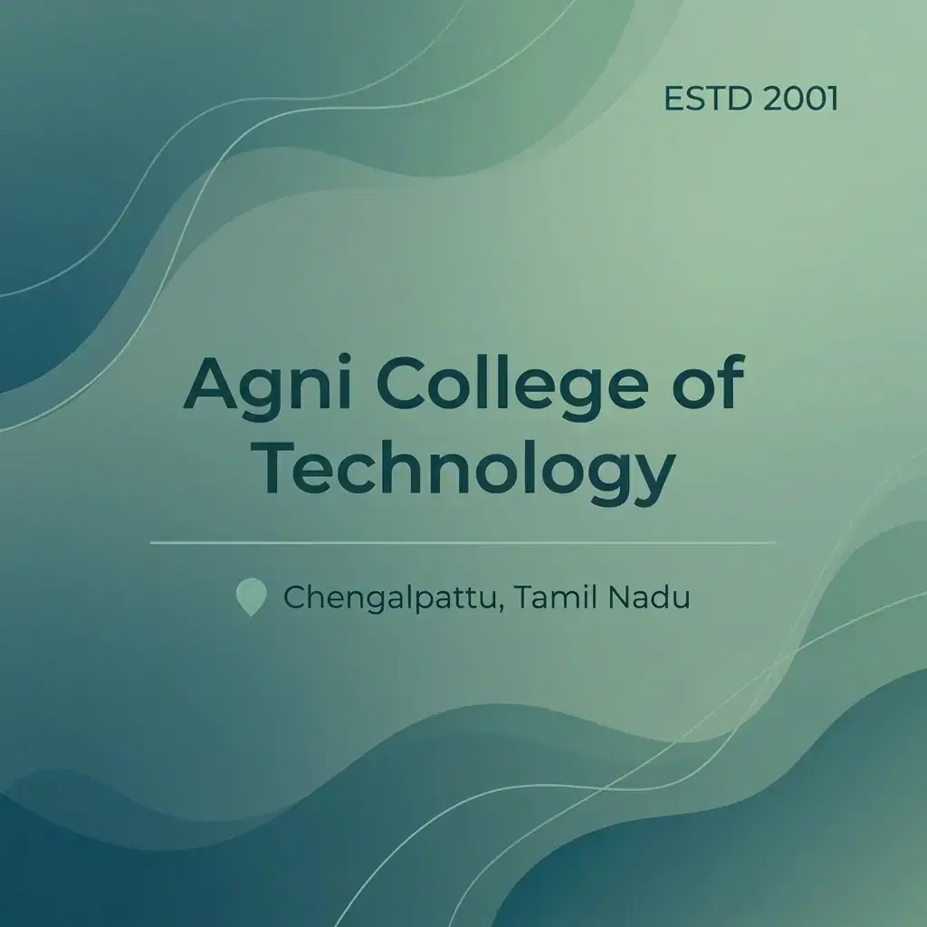 Agni College of Technology  engineering college in Tamil Nadu information card