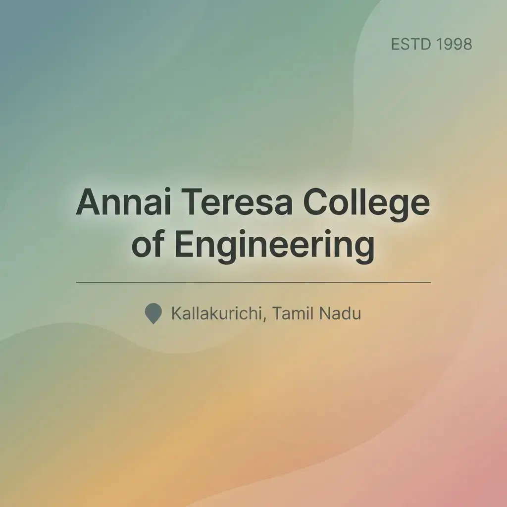 Annai Teresa College of Engineering engineering college in Tamil Nadu information card