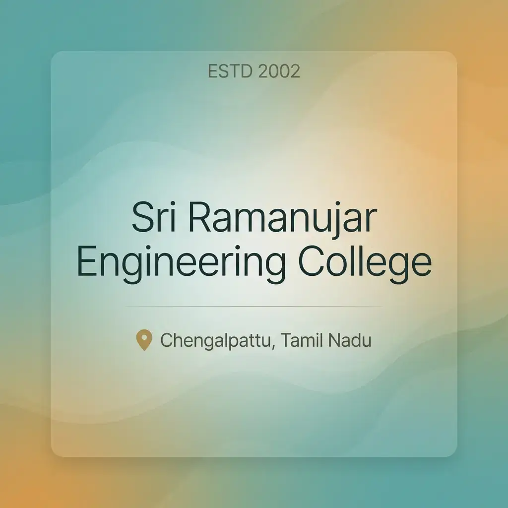 Sri Ramanujar Engineering College  engineering college in Tamil Nadu information card