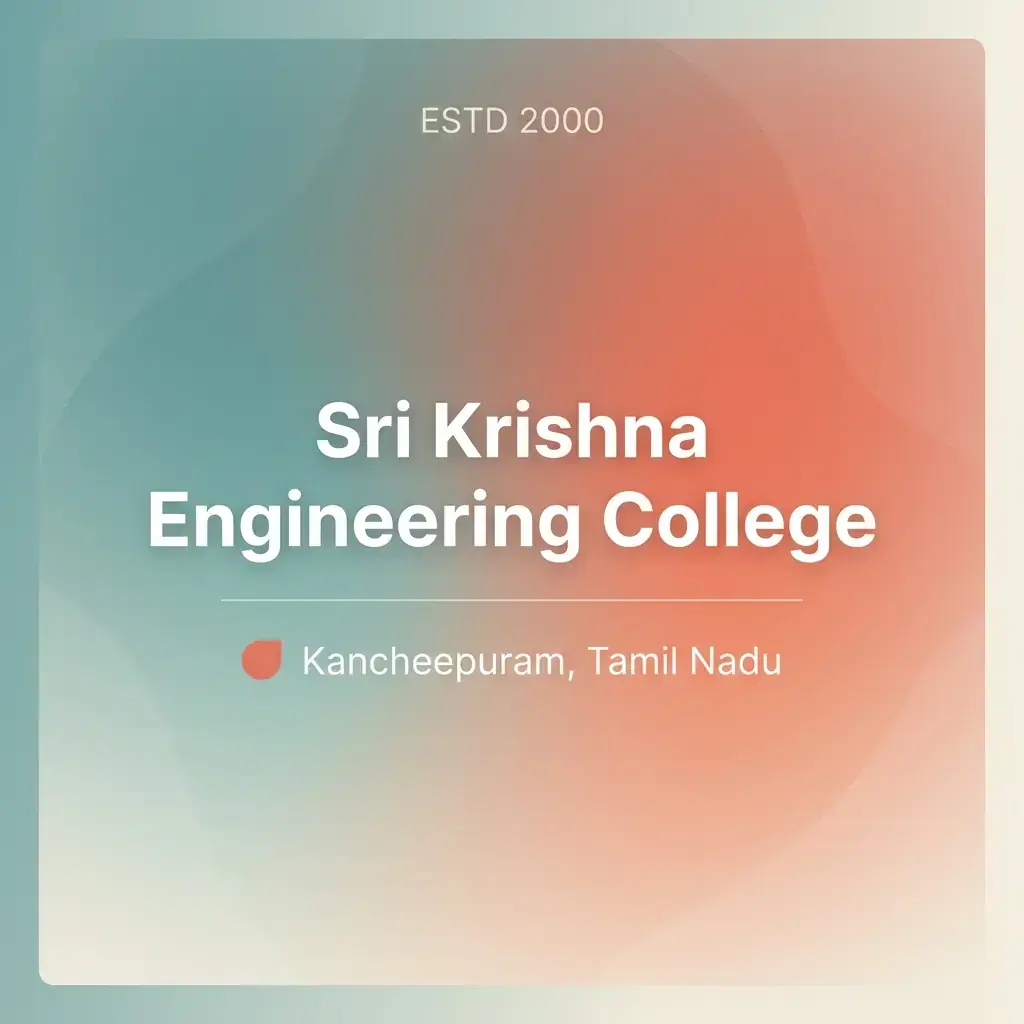 Sri Krishna Engineering College engineering college in Tamil Nadu information card