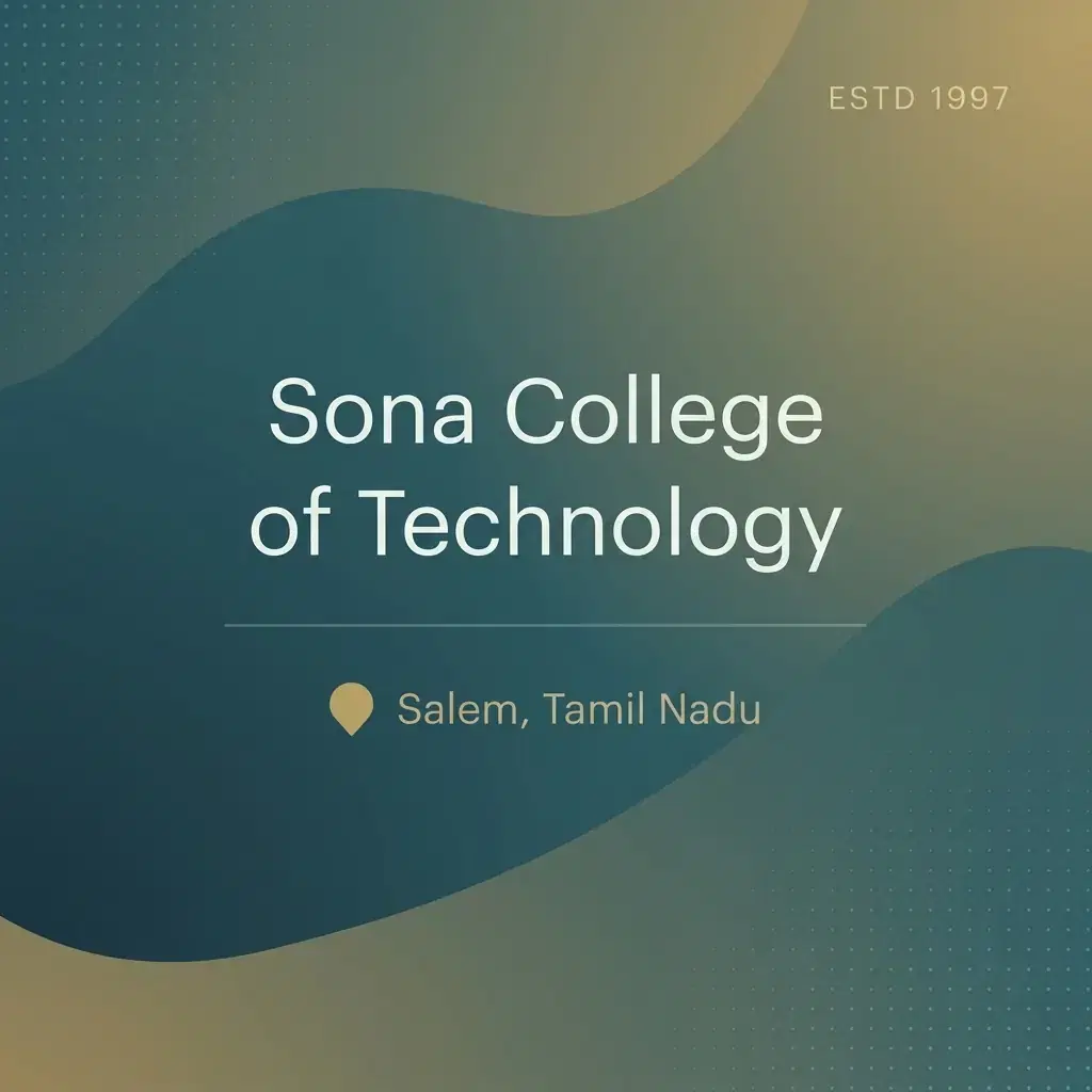 Sona College of Technology  engineering college in Tamil Nadu information card