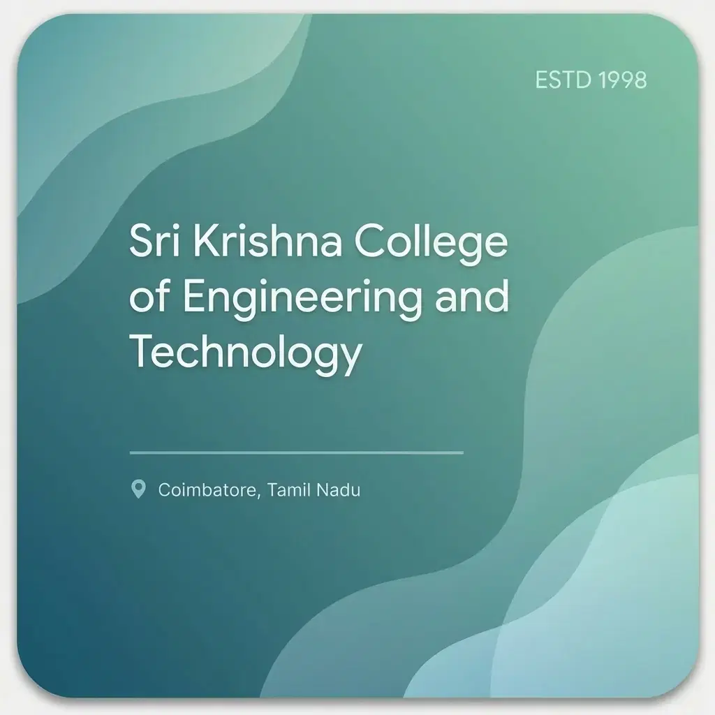 Sri Krishna College of Enginering and Technology  engineering college in Tamil Nadu information card