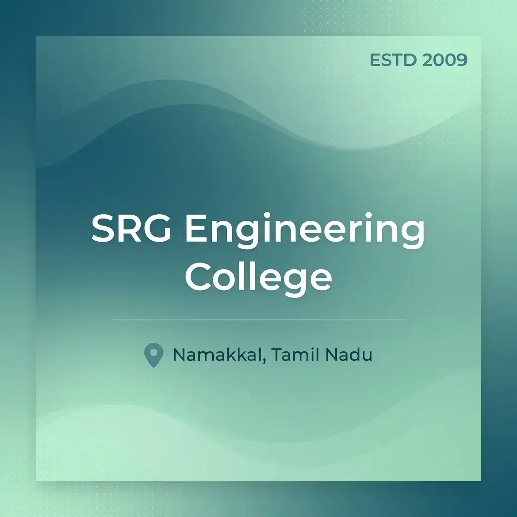 SRG Engineering College engineering college in Tamil Nadu information card