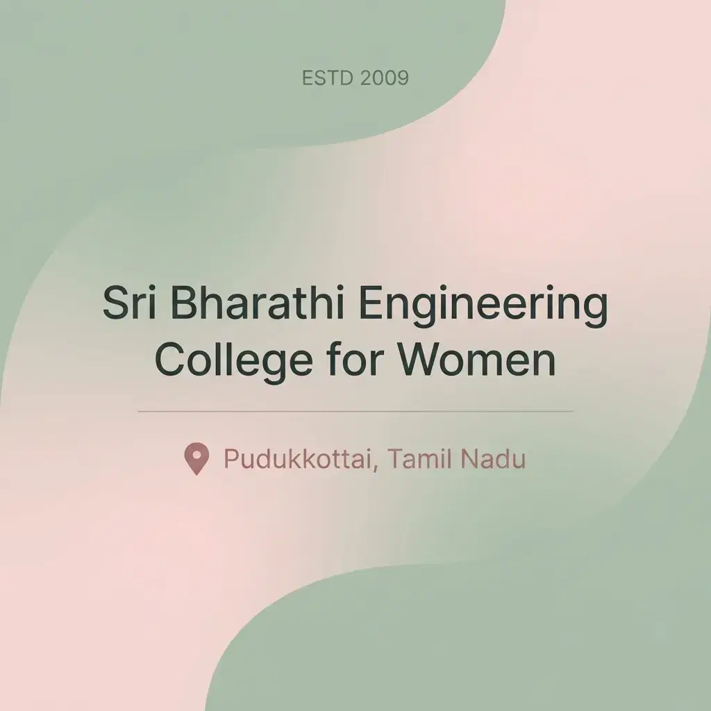 Sri Bharathi Engineering College for Women engineering college in Tamil Nadu information card