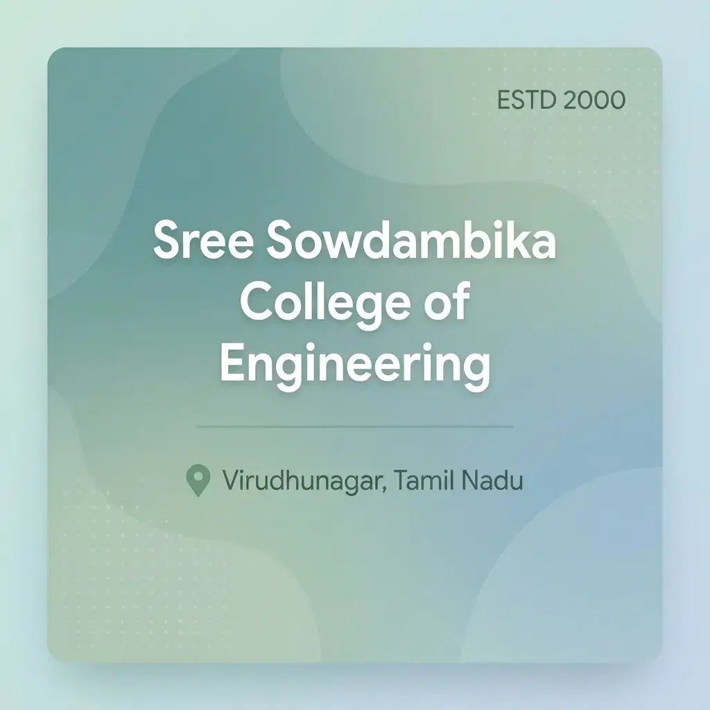 Sree Sowdambika College of Engineering engineering college in Tamil Nadu information card