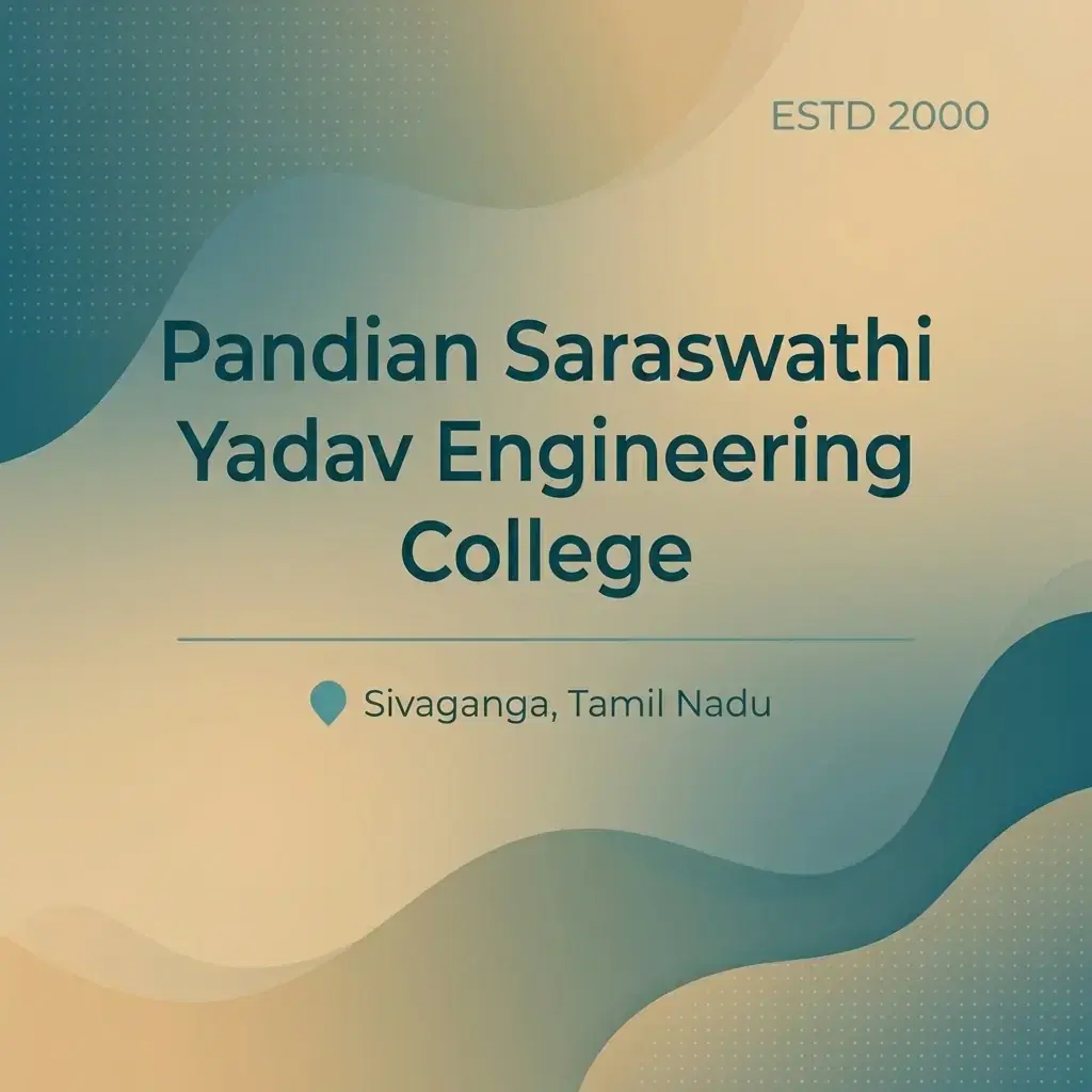 Pandian Saraswathi Yadav Engineering College engineering college in Tamil Nadu information card