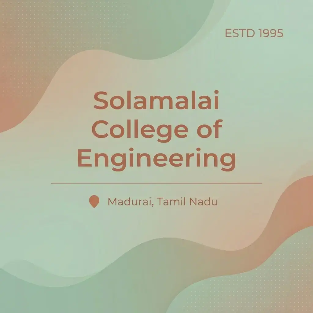 Solamalai College of Engineering engineering college in Tamil Nadu information card
