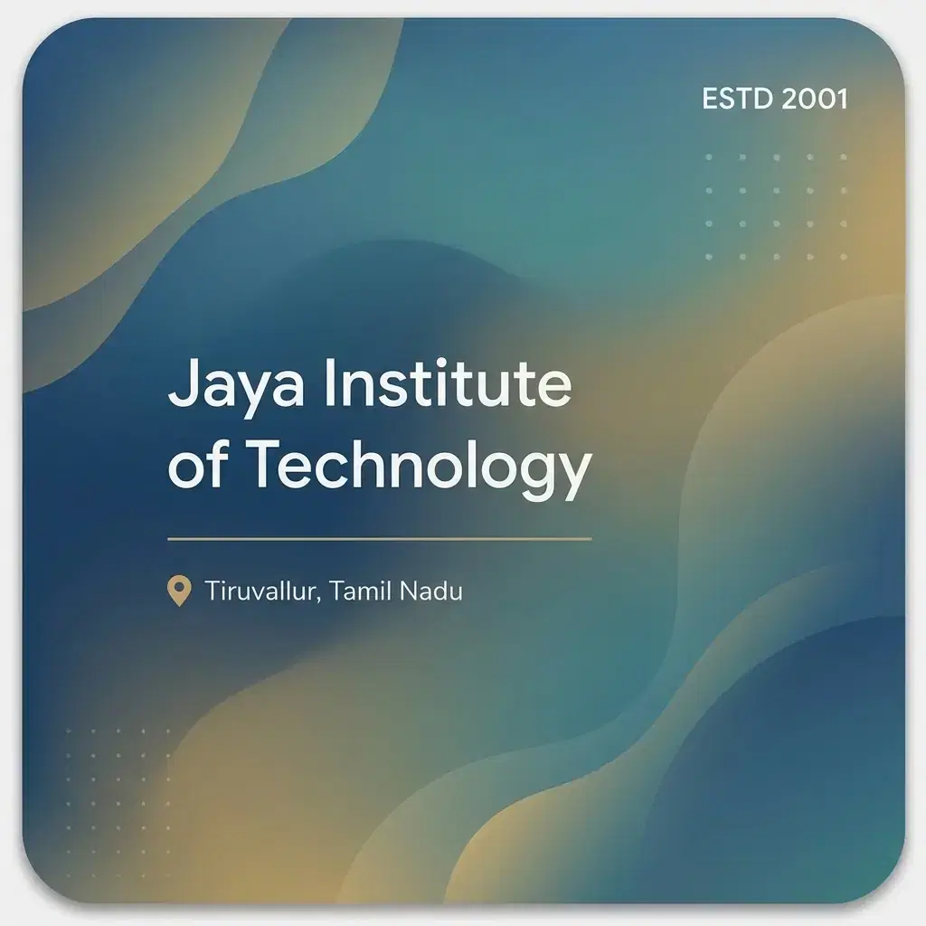 Jaya Institute of Technology engineering college in Tamil Nadu information card