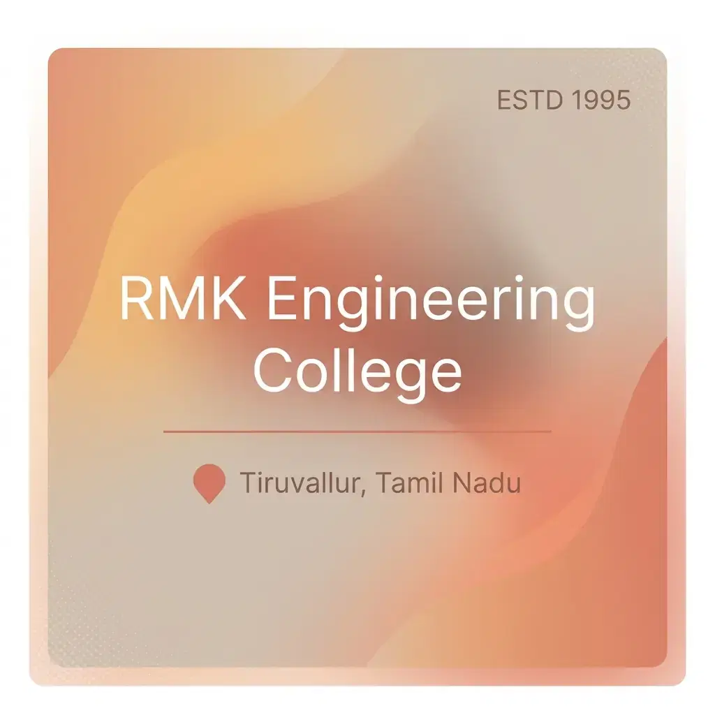 RMK Engineering College engineering college in Tamil Nadu information card