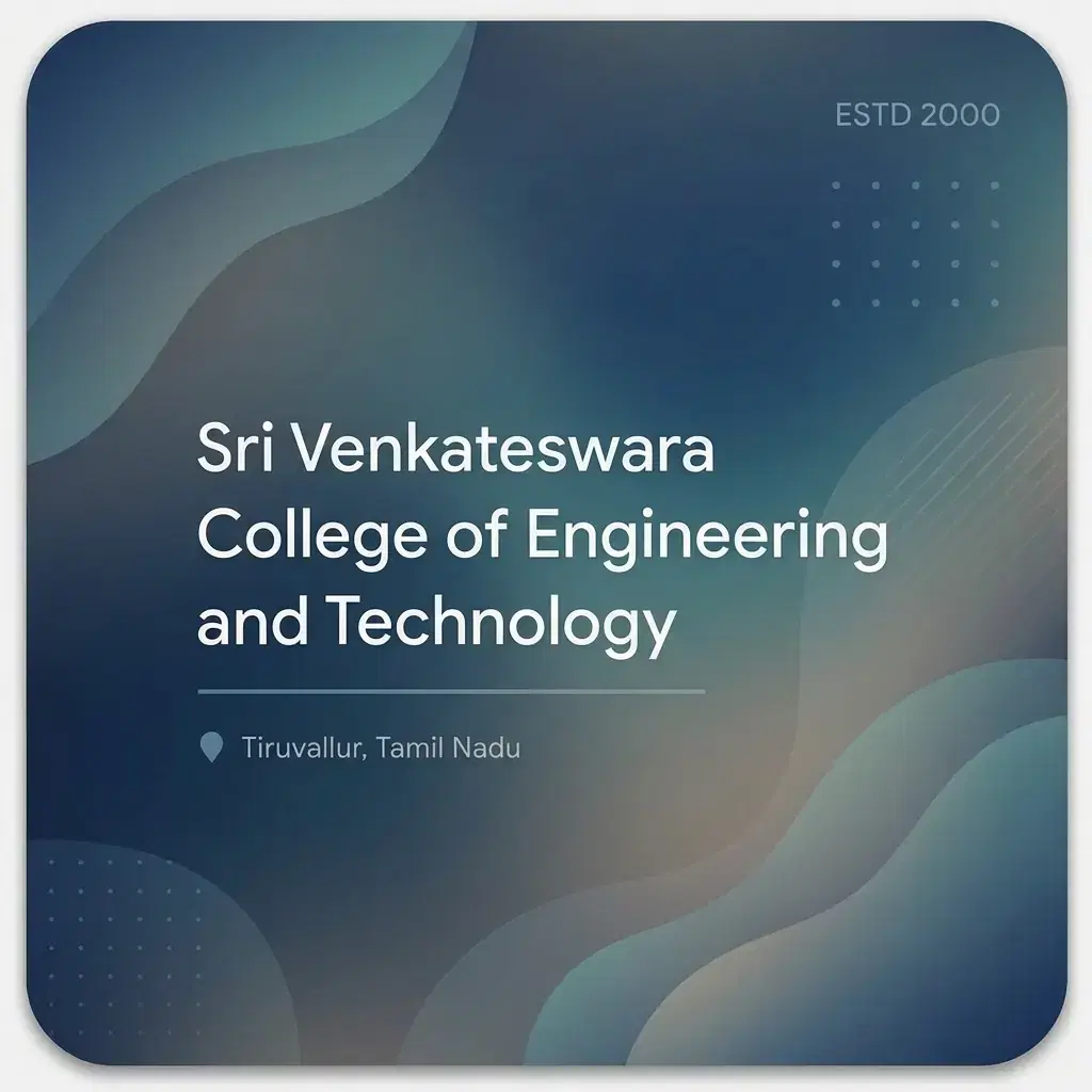 Sri Venkateswara College of Engineering and Technology engineering college in Tamil Nadu information card