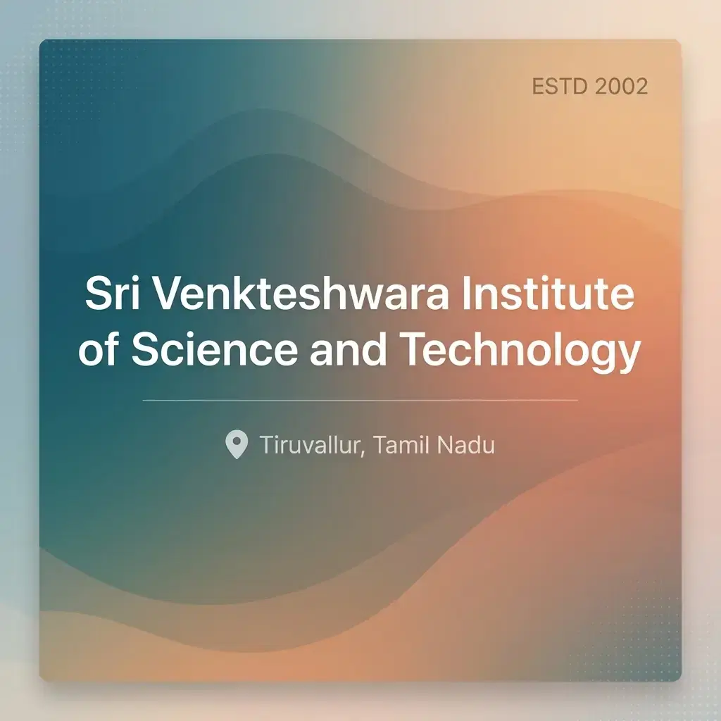 Sri Venkteshwara Institute of Science and Technology engineering college in Tamil Nadu information card