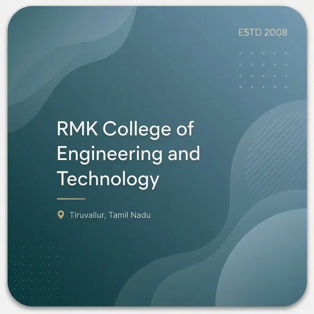 RMK College of Engineering and Technology engineering college in Tamil Nadu information card