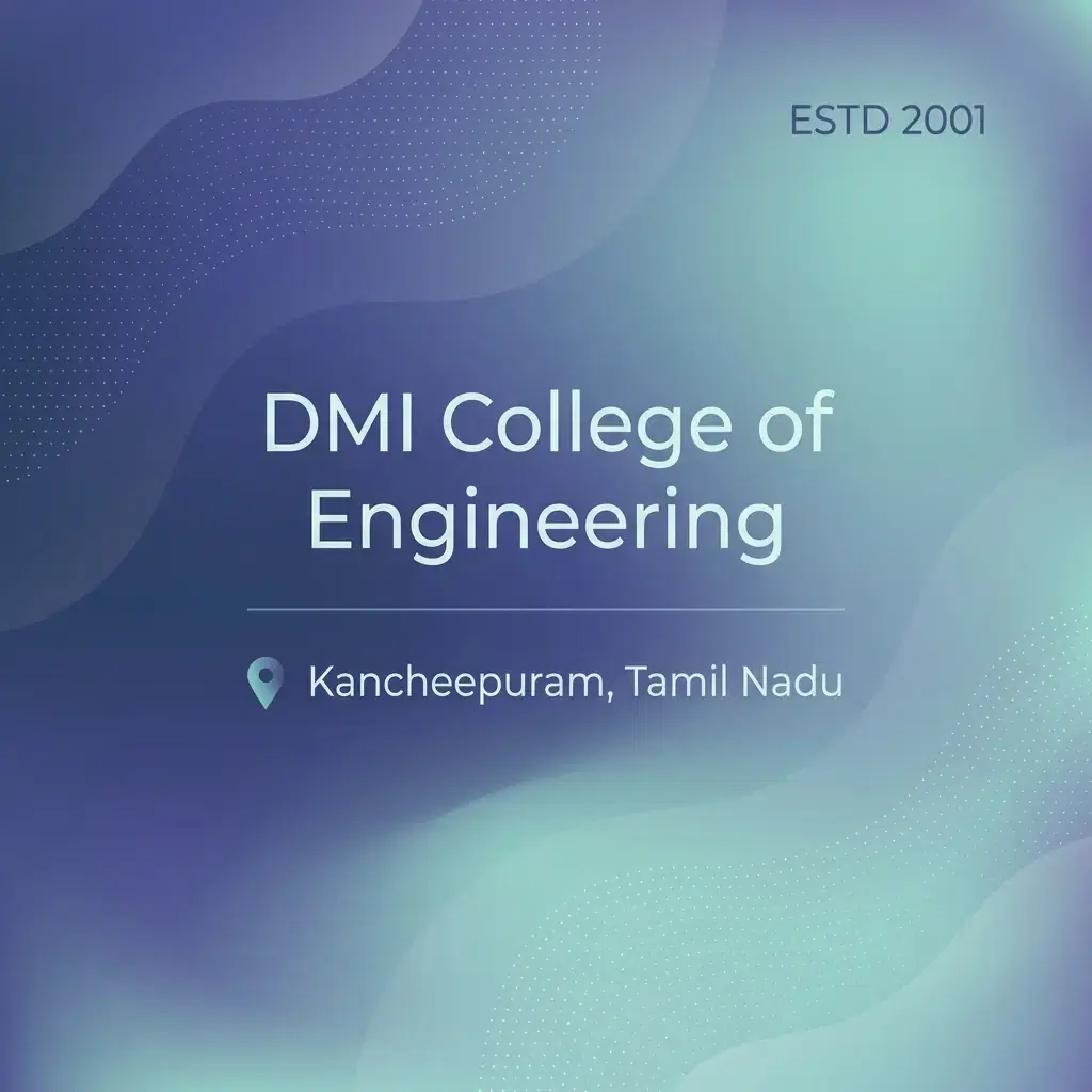 DMI College of Engineering engineering college in Tamil Nadu information card