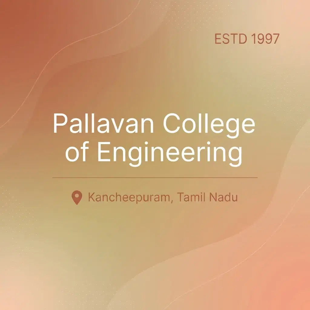 Pallavan College of Engineering engineering college in Tamil Nadu information card