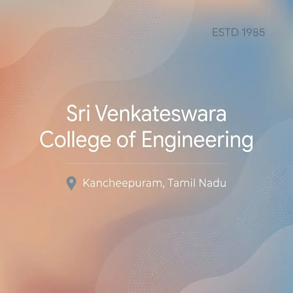Sri Venkateswara College of Engineering engineering college in Tamil Nadu information card