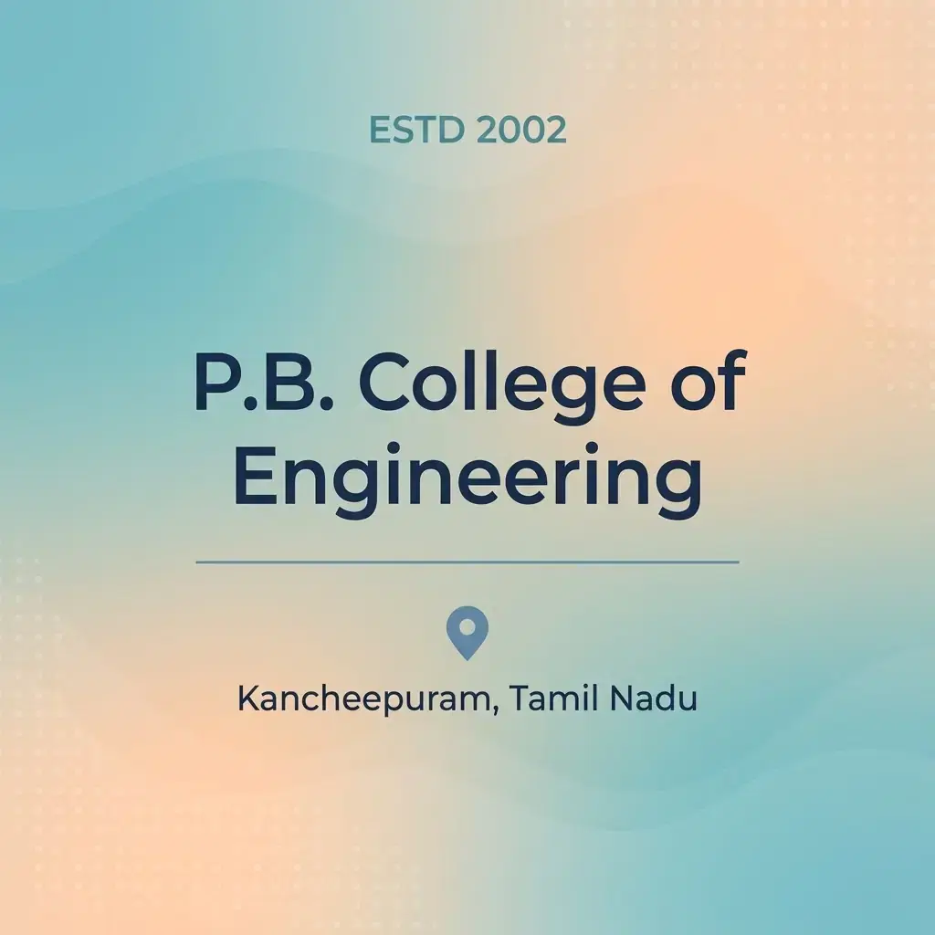 P.B. College of Engineering engineering college in Tamil Nadu information card