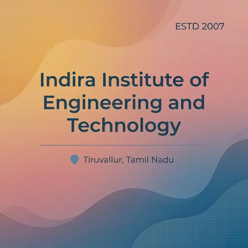 Indira Institute of Engineering and Technology engineering college in Tamil Nadu information card