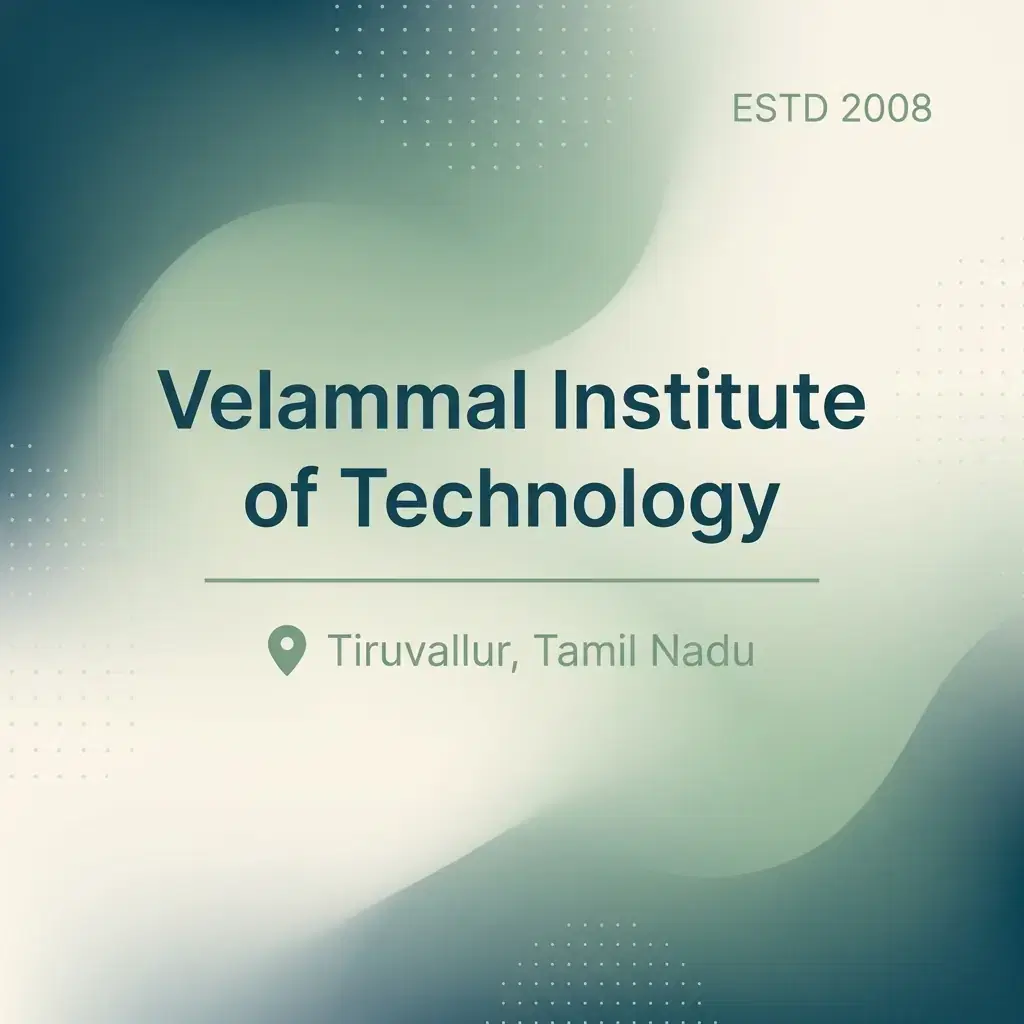 Velammal Institute of Technology engineering college in Tamil Nadu information card
