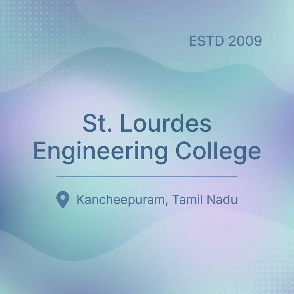 St. Lourdes Engineering College engineering college in Tamil Nadu information card