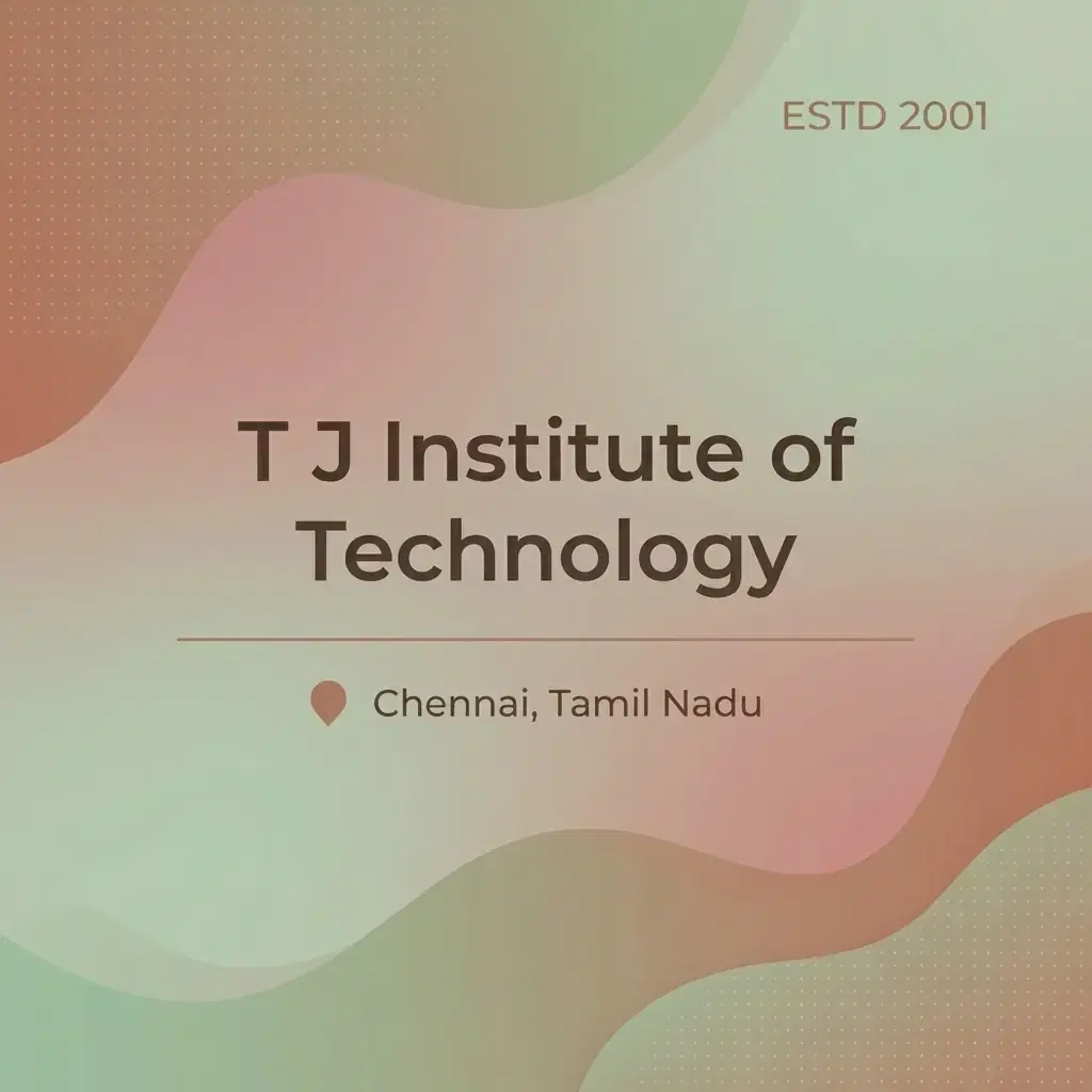 T J Institute of Technology engineering college in Tamil Nadu information card