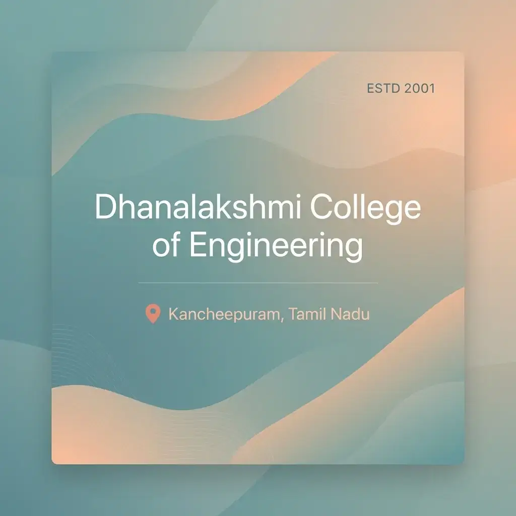 Dhanalakshmi College of Engineering engineering college in Tamil Nadu information card