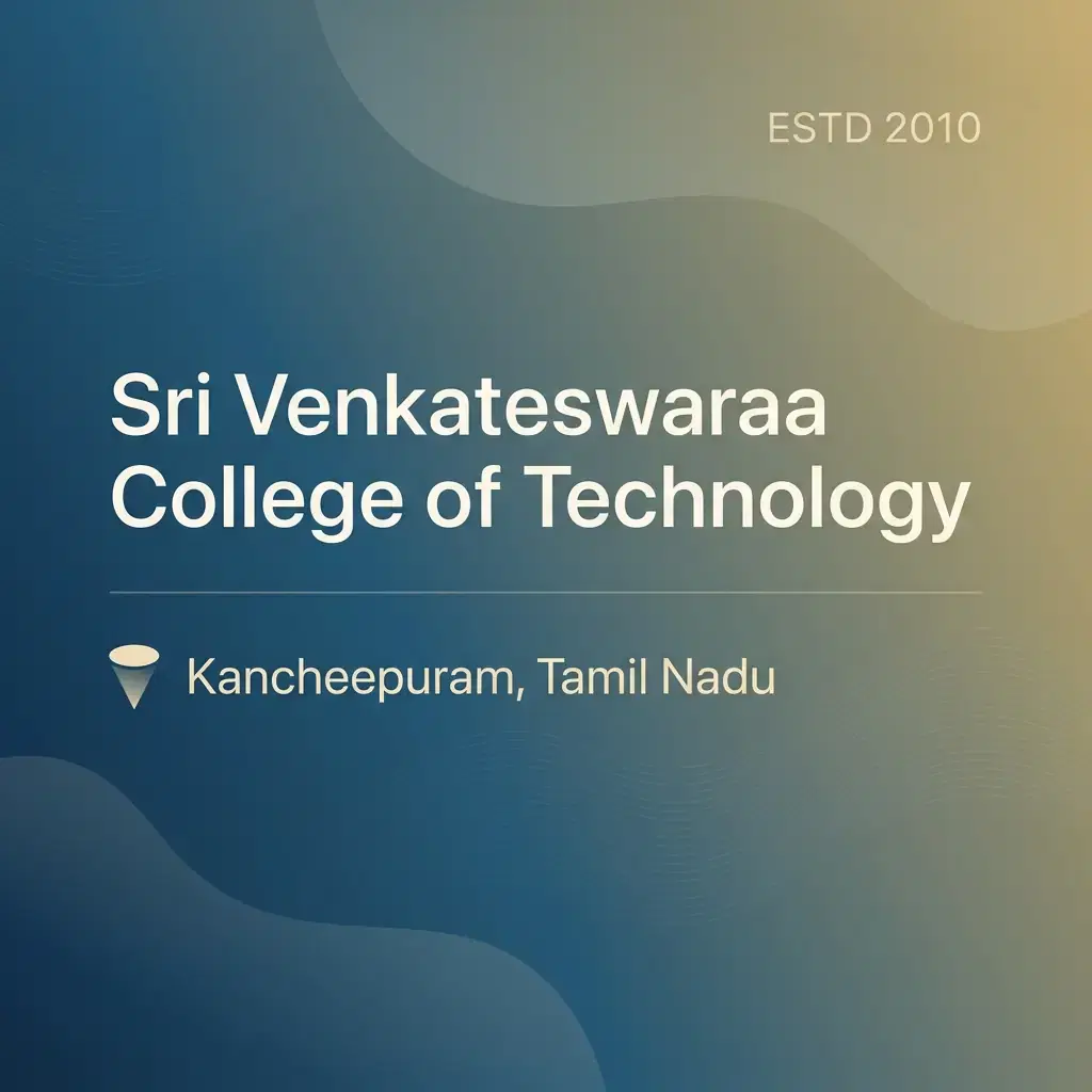 Sri Venkateswaraa College of Technology engineering college in Tamil Nadu information card