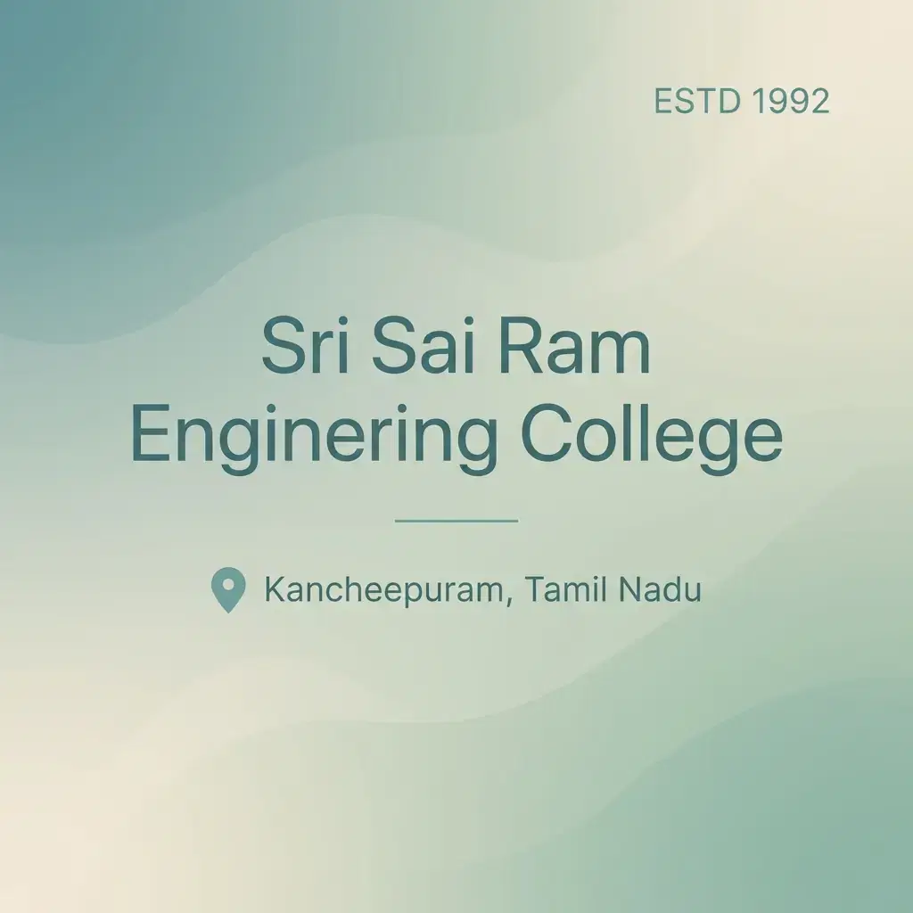 Sri Sai Ram Enginering College engineering college in Tamil Nadu information card