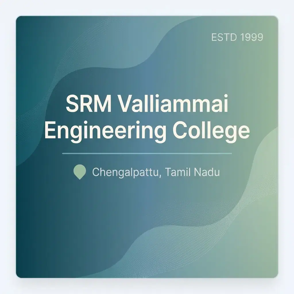 SRM Valliammai Engineering College engineering college in Tamil Nadu information card