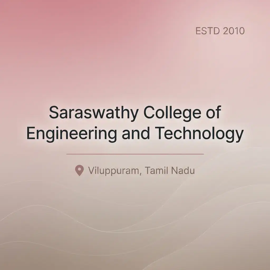 Saraswathy College of Engineering and Technology engineering college in Tamil Nadu information card