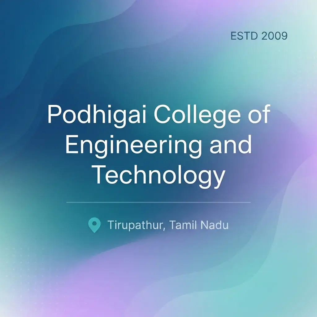Podhigai College of Engineering and Technology engineering college in Tamil Nadu information card