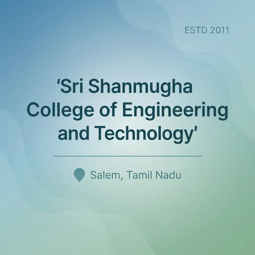 Sri Shanmugha College of Engineering and Technology engineering college in Tamil Nadu information card
