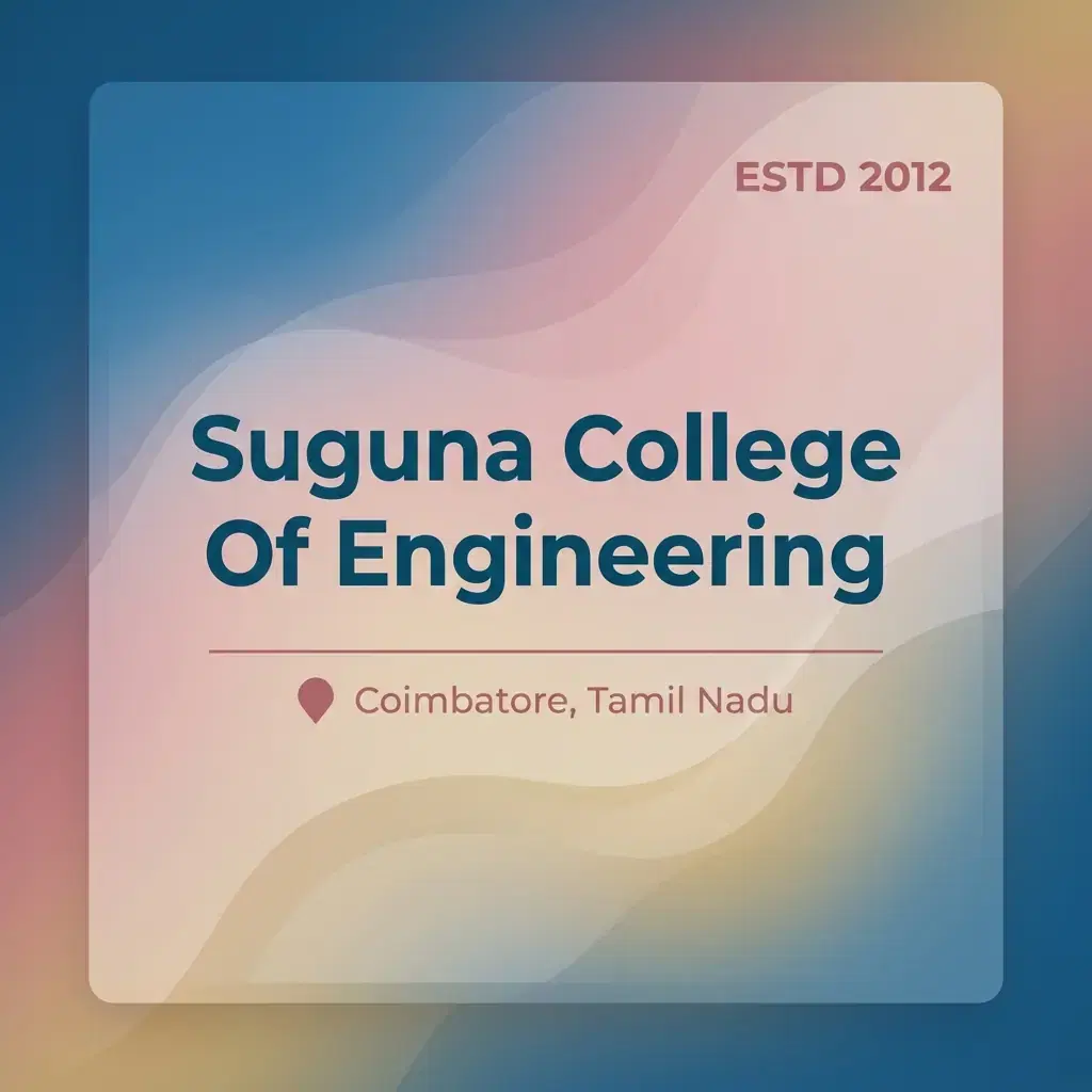 Suguna College Of Engineering engineering college in Tamil Nadu information card