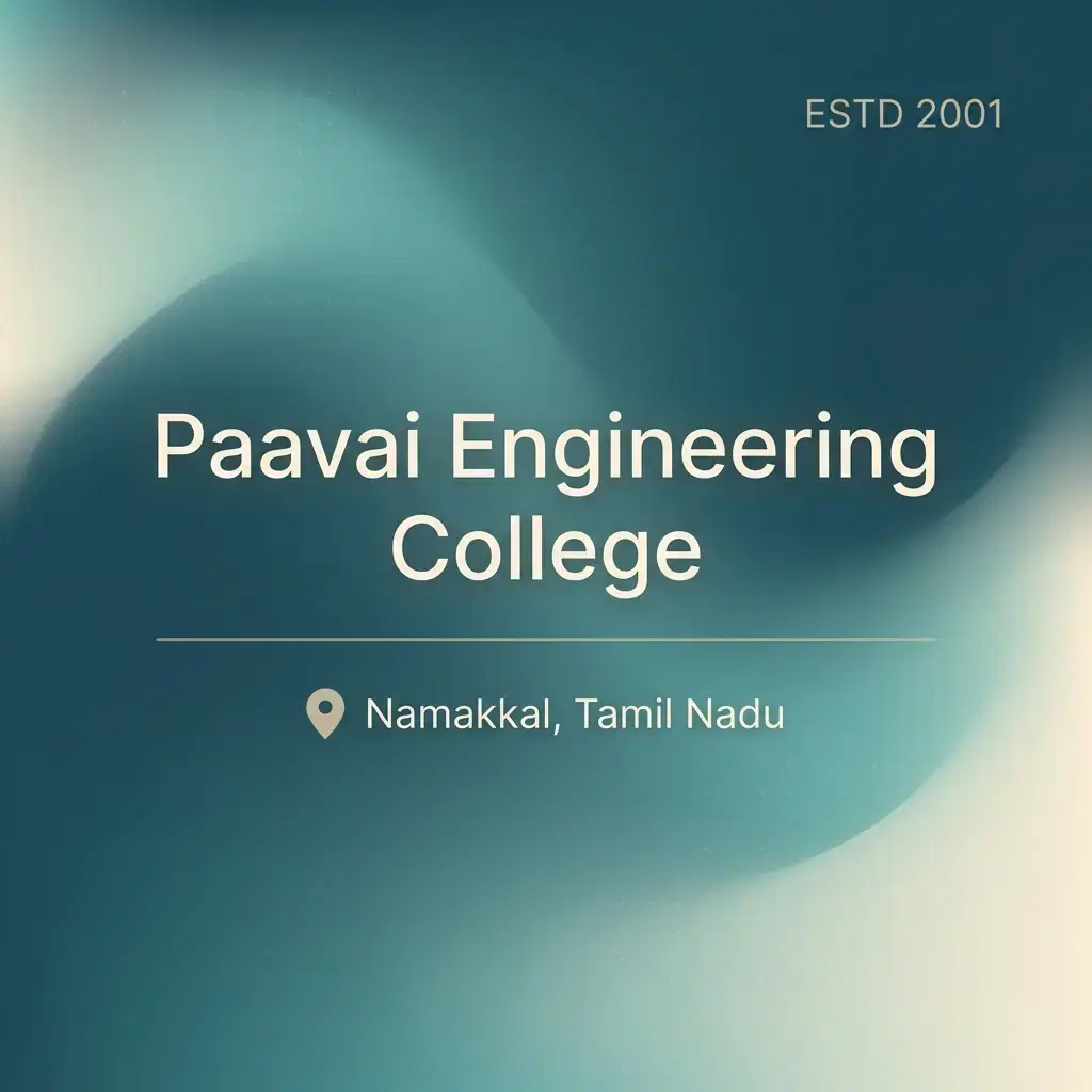 Paavai Engineering College engineering college in Tamil Nadu information card
