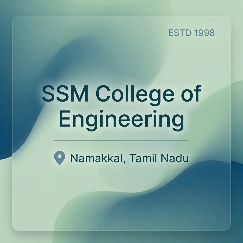 SSM College of Engineering engineering college in Tamil Nadu information card
