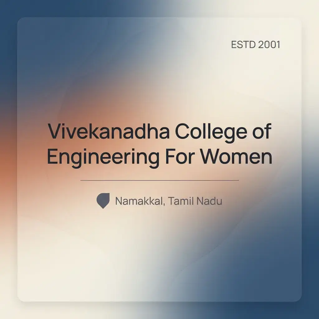Vivekanadha College of Engineering For Women engineering college in Tamil Nadu information card