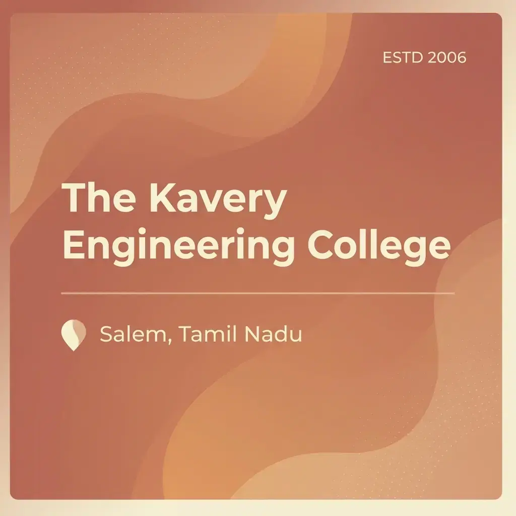 The Kavery Engineering College engineering college in Tamil Nadu information card