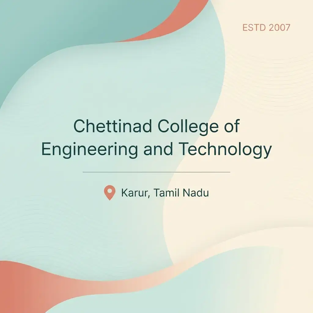 Chettinad College of Engineering and Technology engineering college in Tamil Nadu information card