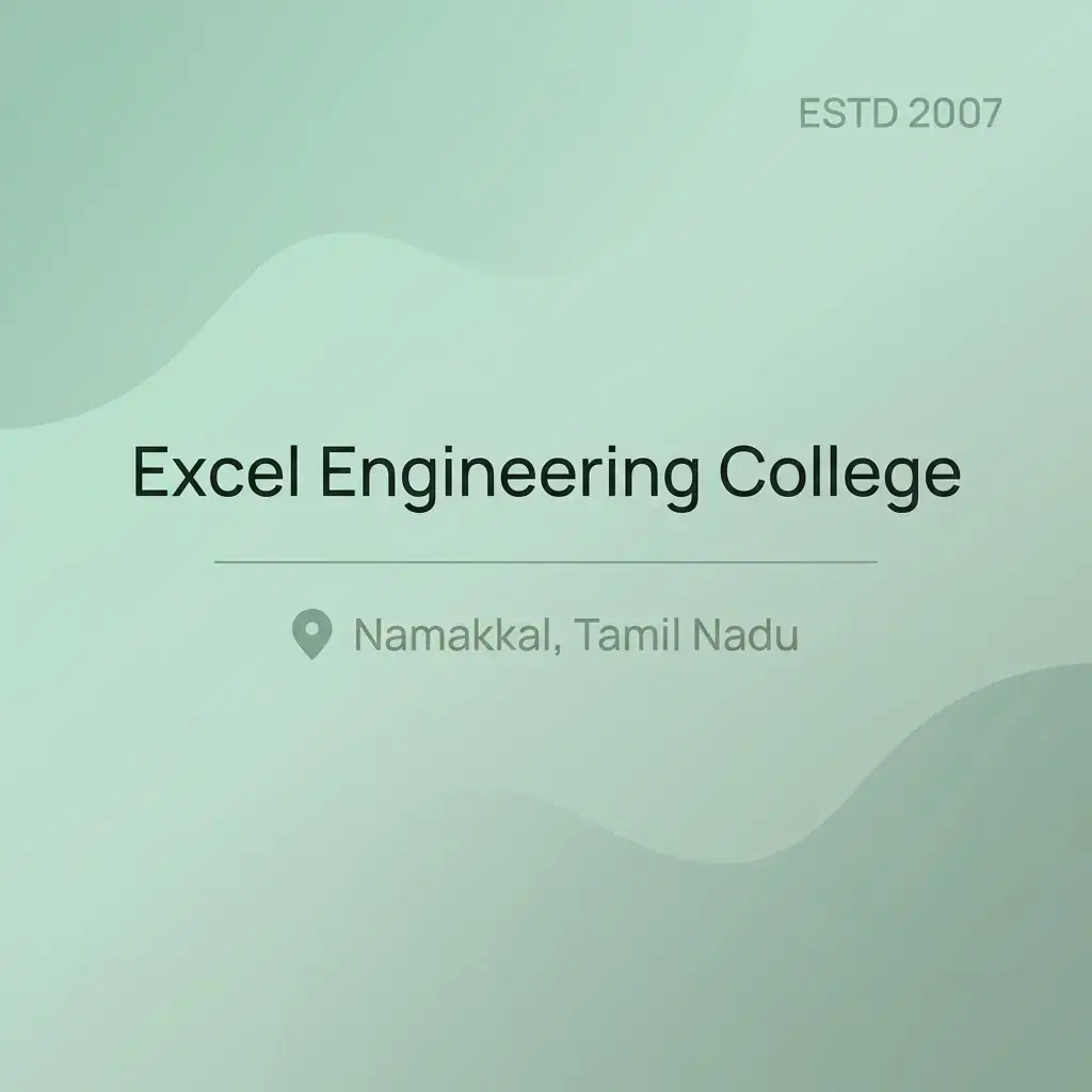 Excel Engineering College engineering college in Tamil Nadu information card