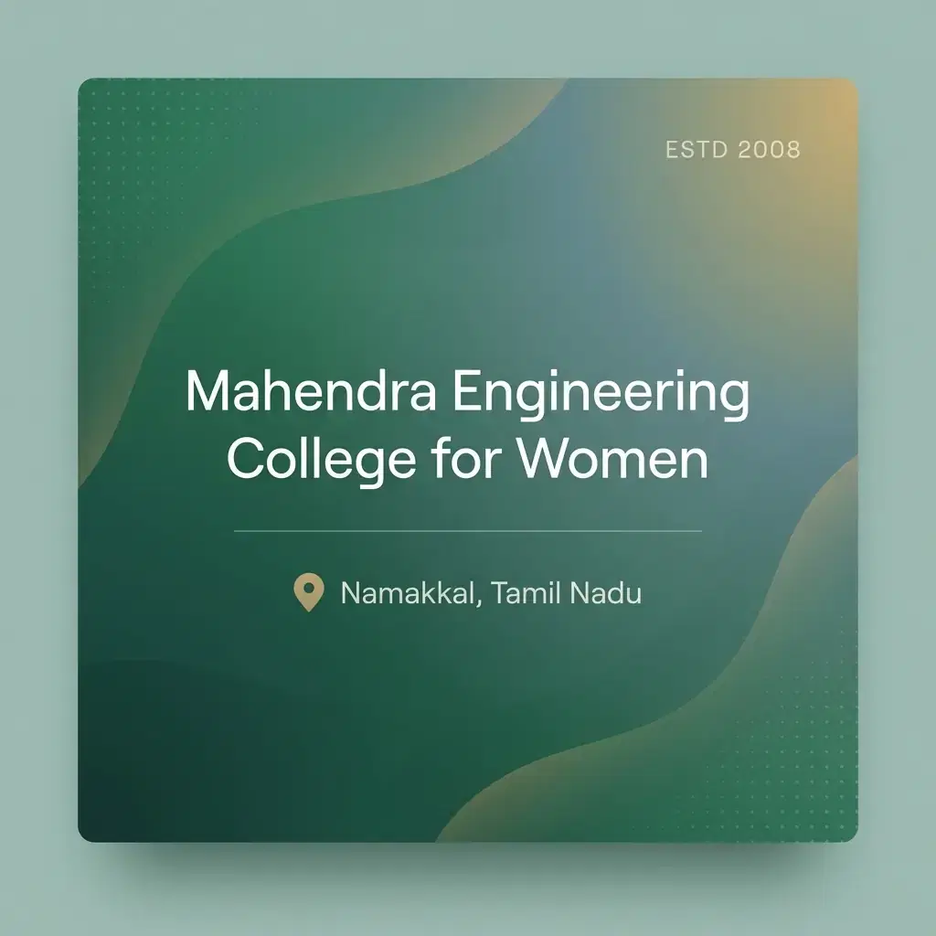 Mahendra Engineering College for Women engineering college in Tamil Nadu information card