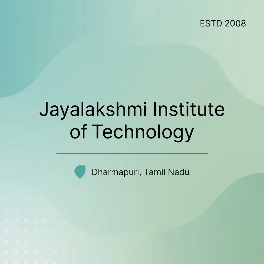 Jayalakshmi Institute of Technology engineering college in Tamil Nadu information card