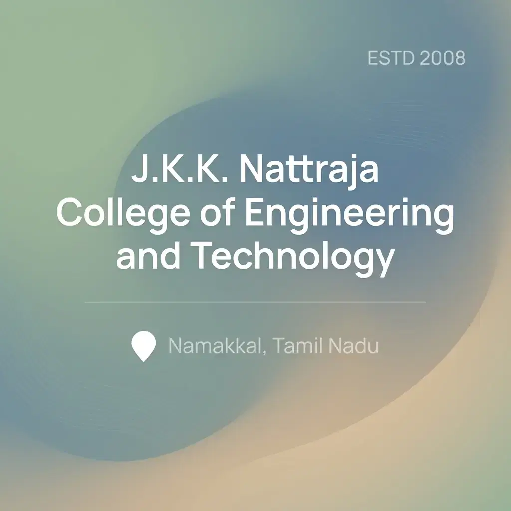 J.K.K. Nattraja College of Engineering and Technology engineering college in Tamil Nadu information card