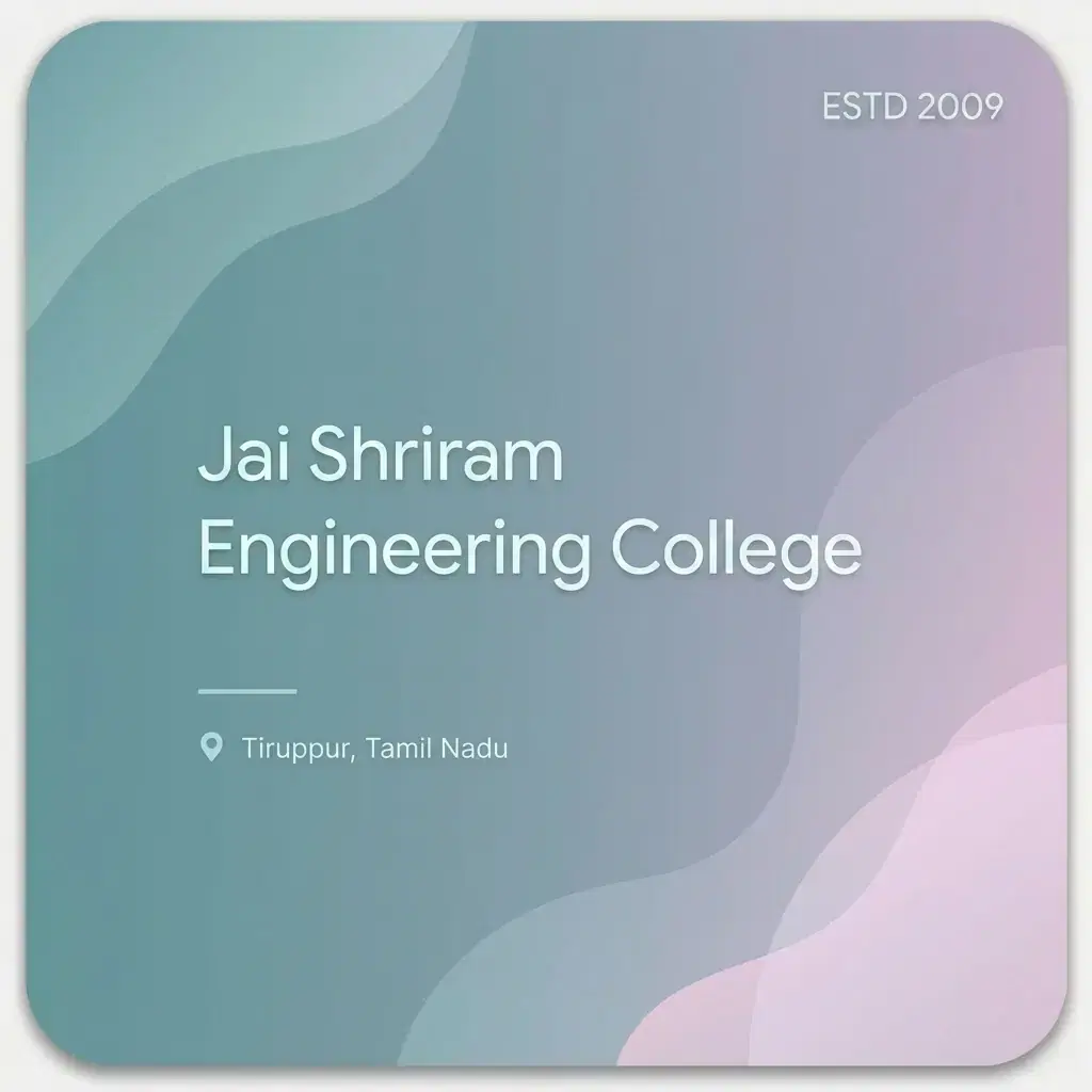 Jai Shriram Engineering College engineering college in Tamil Nadu information card