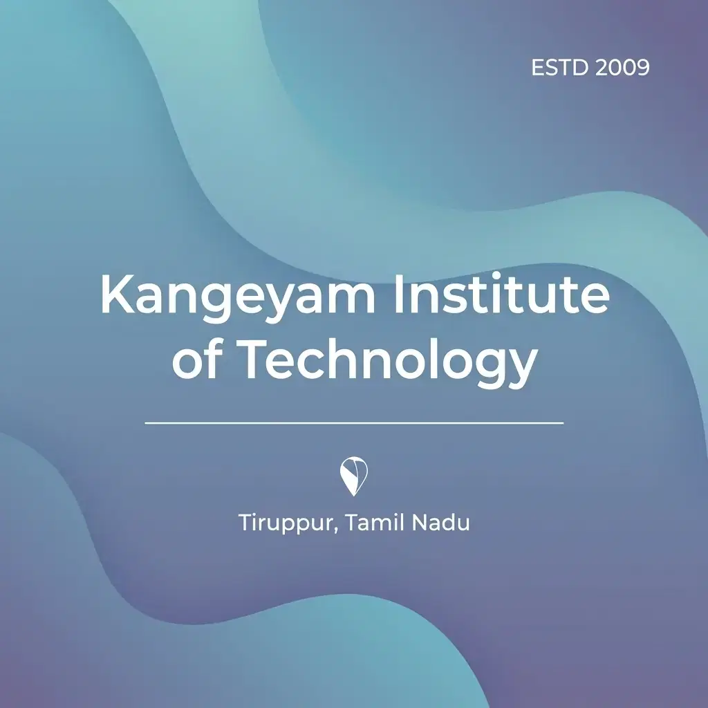 Kangeyam Institute of Technology engineering college in Tamil Nadu information card