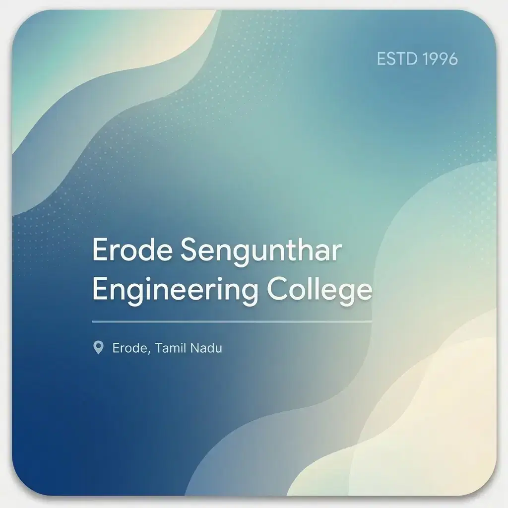 Erode Sengunthar Engineering College engineering college in Tamil Nadu information card