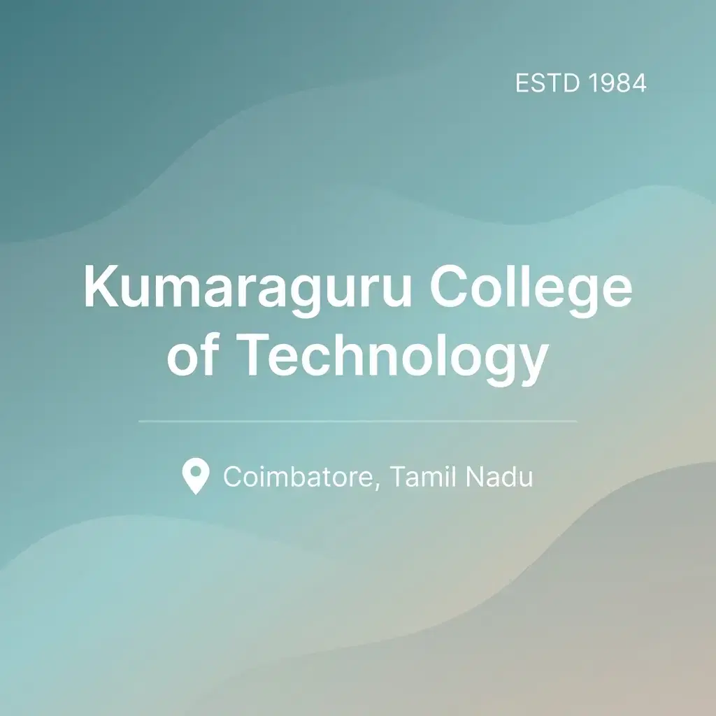 Kumaraguru College of Technology engineering college in Tamil Nadu information card
