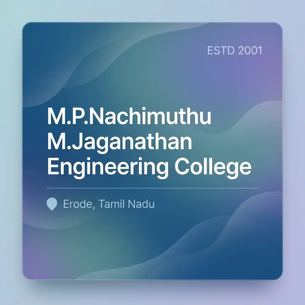 M.P.Nachimuthu M.Jaganathan Engineering College engineering college in Tamil Nadu information card