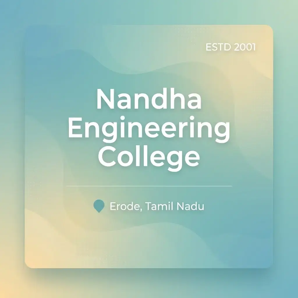 Nandha Engineering College engineering college in Tamil Nadu information card