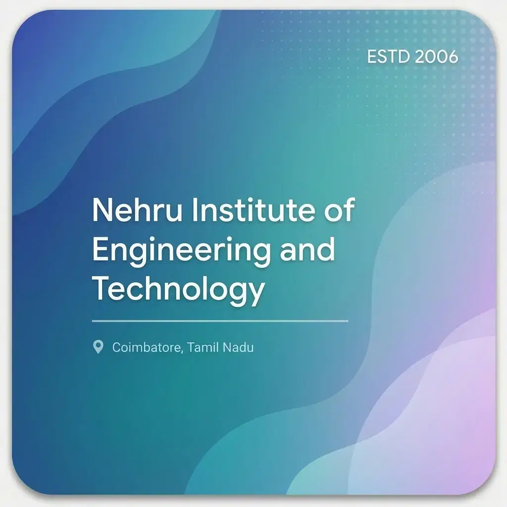 Nehru Institute of Engineering and Technology engineering college in Tamil Nadu information card