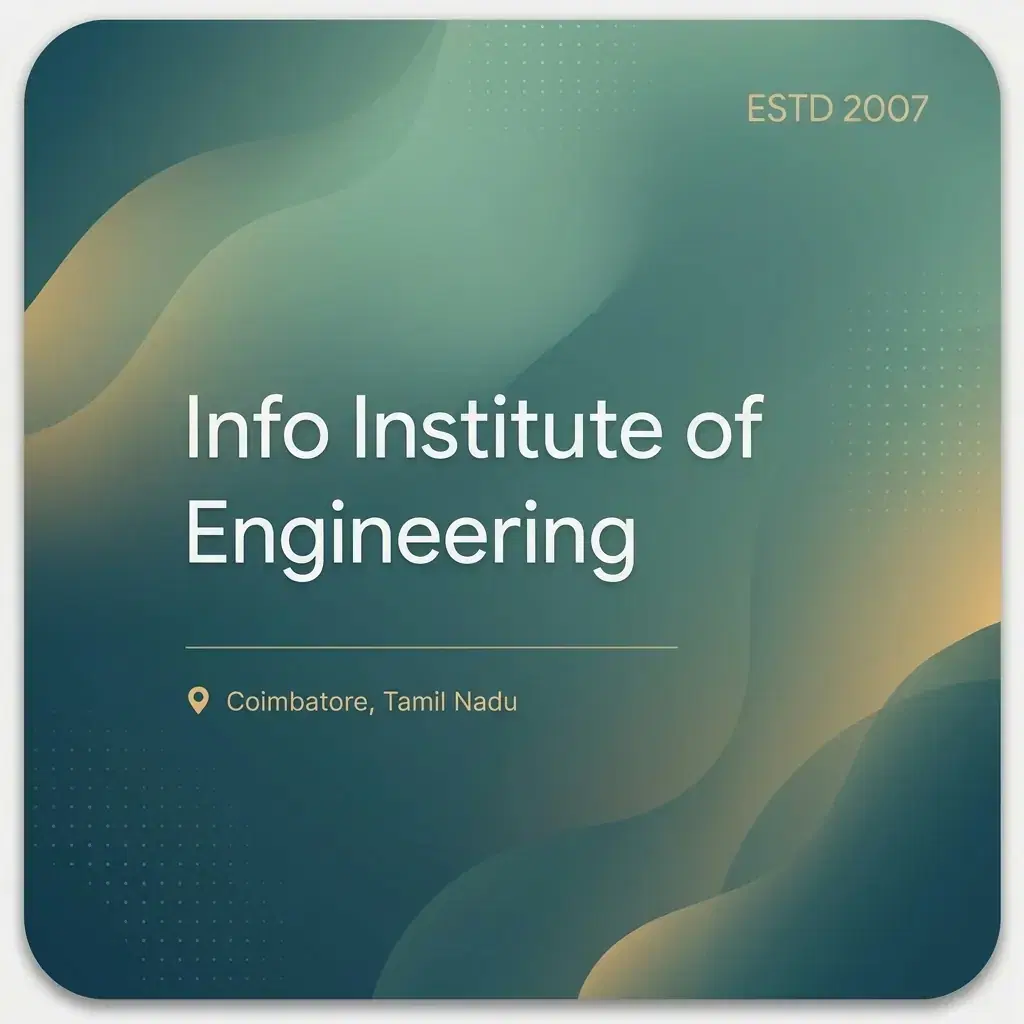 Info Institute of Engineering engineering college in Tamil Nadu information card